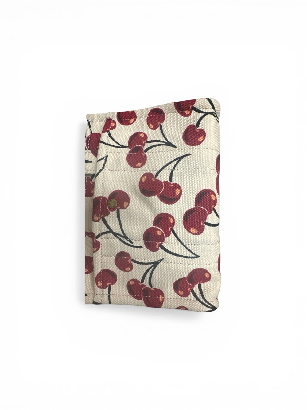 Coach White Cherry-Print Mini Tote with Removable Red Strap - Picture 9 of 14